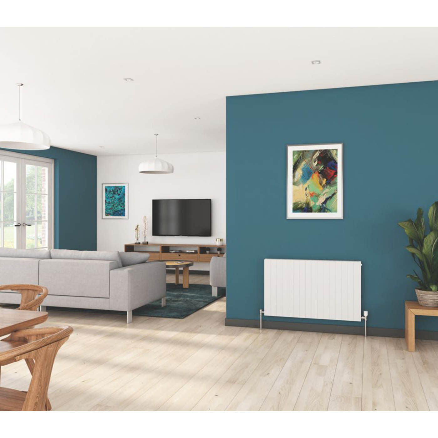 Stelrad Convector Radiator White Type 11 Single Panel Flat Indoor (H)45x(W)60cm - Image 2