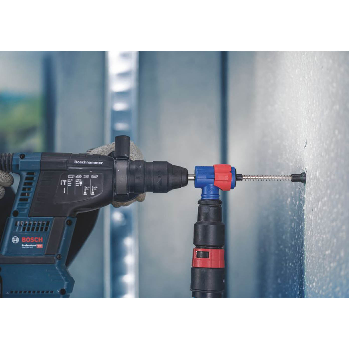 Bosch Hammer Drill Bit Dust Extraction 8X SDS Plus Shank Masonry 6mm x 225mm - Image 2