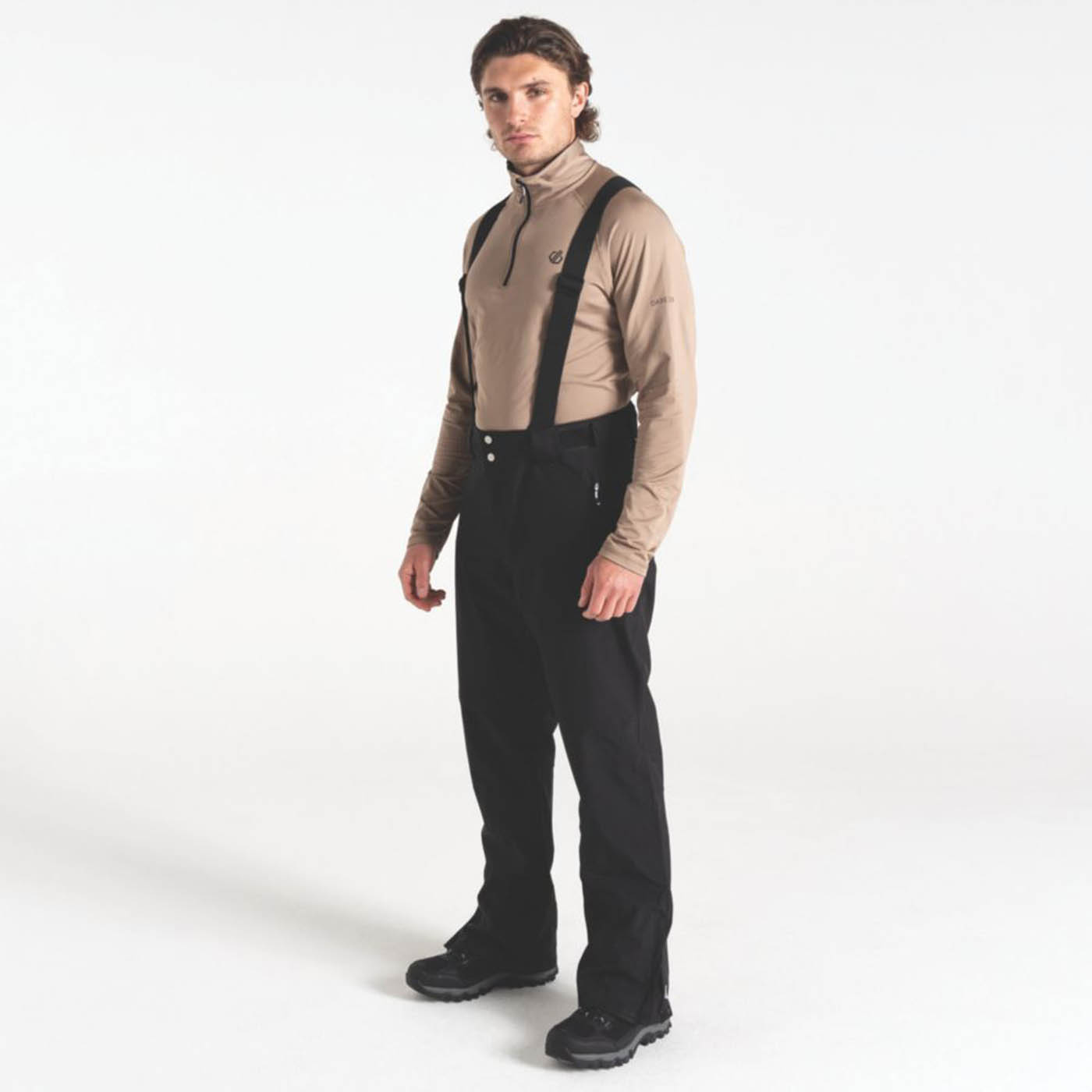 Dare2B Work Ski Trousers Mens Regular Fit Black Waterproof Breathable 35W 31L - Image 2