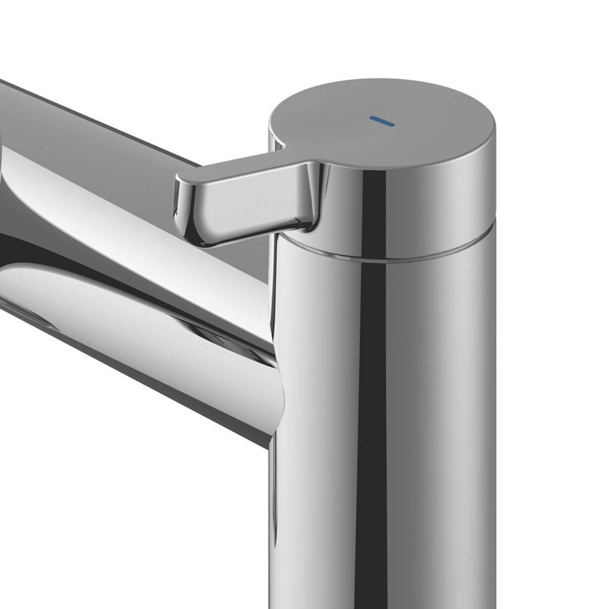 Swirl Bath Filler Tap Mixer Chrome Dual Lever 1/4 Turn Bathroom Modern Faucet - Image 3