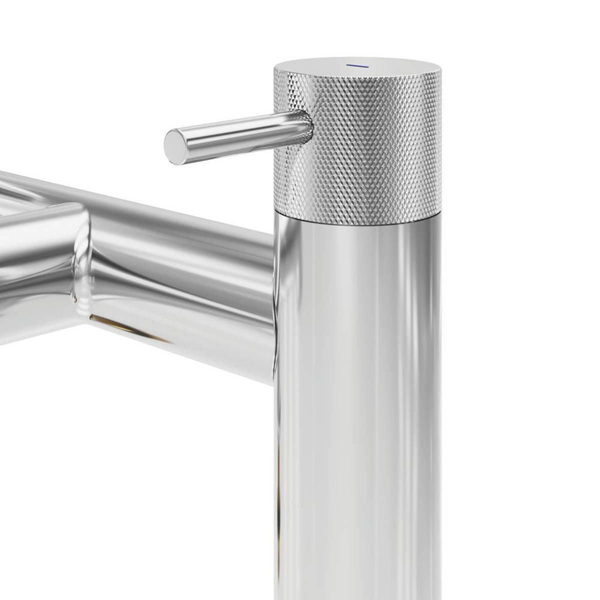 Swirl Bath Filler Mixer Tap Dual Lever Brass Chrome Deck Mounted Modern 185mm - Image 5