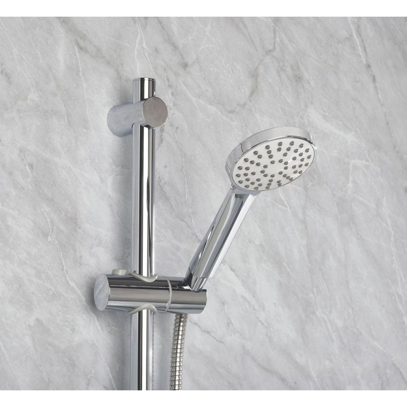 Bristan Thermostatic Mixer Shower Kit Chrome Exposed Single Spray Pattern Round - Image 5