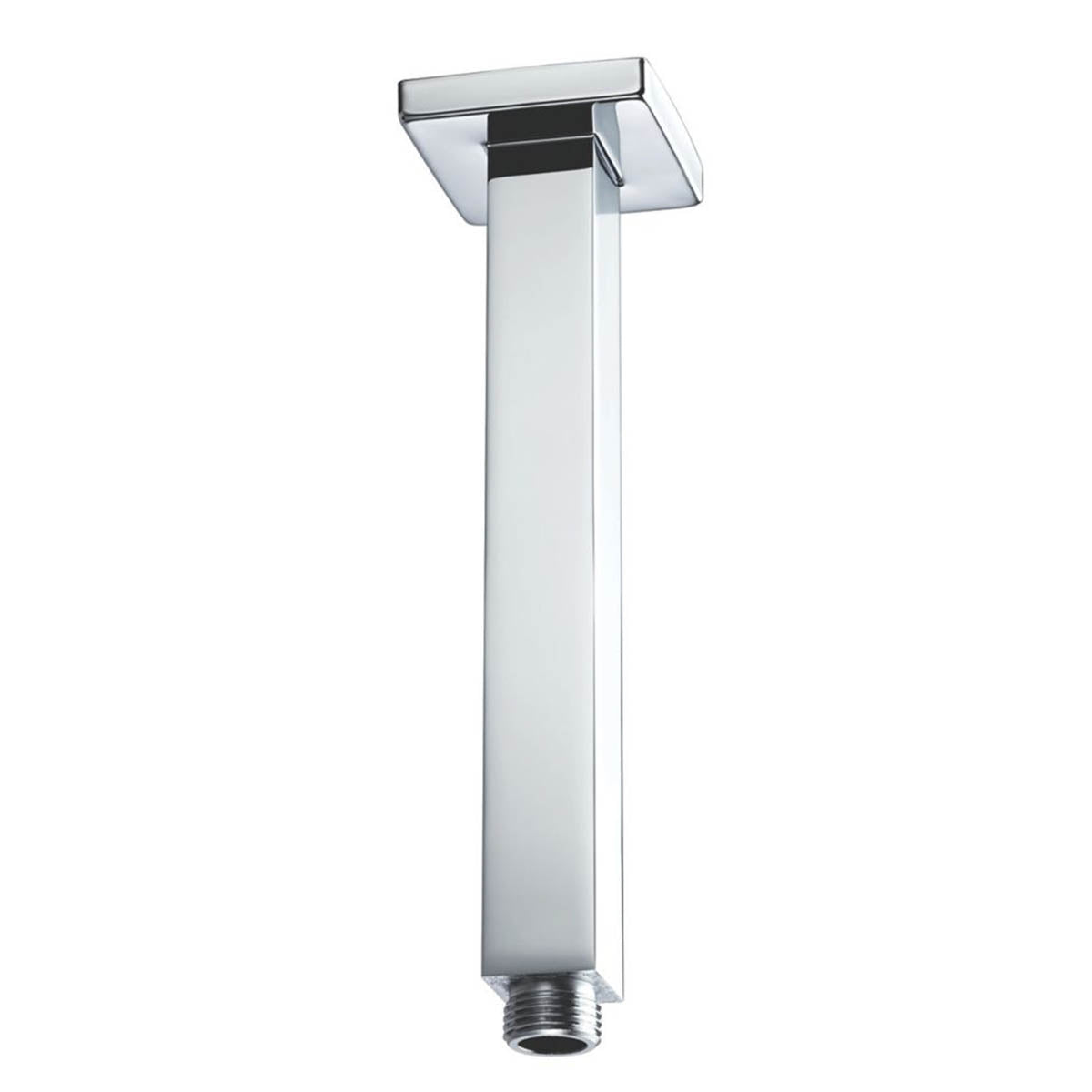Bristan Shower Head Arm Ceiling Mounted Square Chrome Brass Bathroom Modern - Image 1