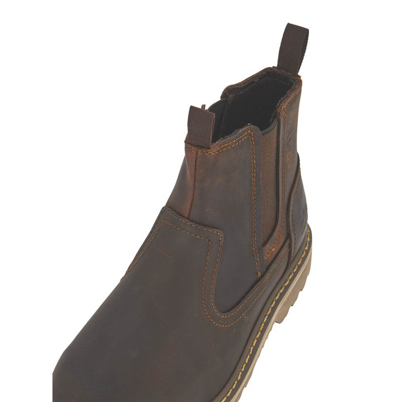 Site Safety Dealer Boots Womens Standard Fit Brown Work Shoes Steel Toe Size 3 - Image 6