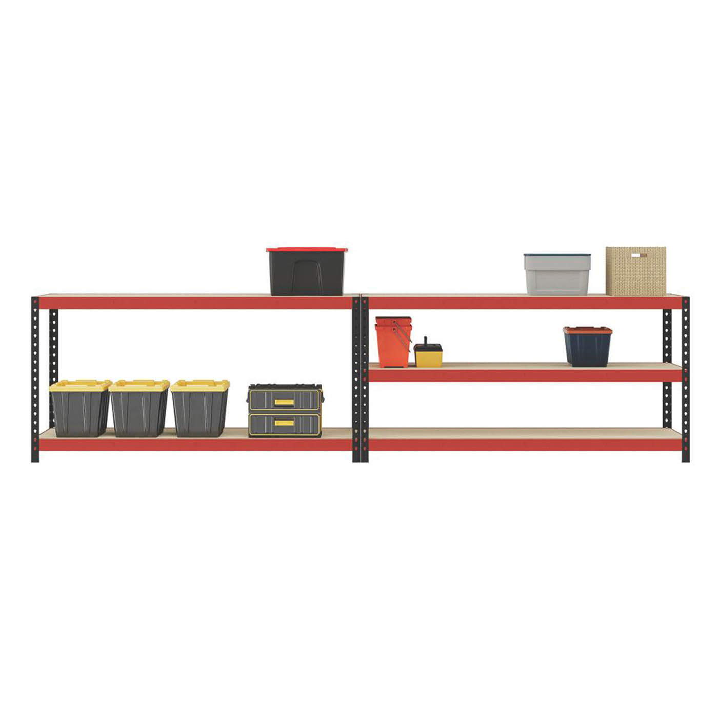 Shelving Unit 5-Tier Metal Garage Storage Shelves Racking Heavy Duty 180x160cm - Image 4