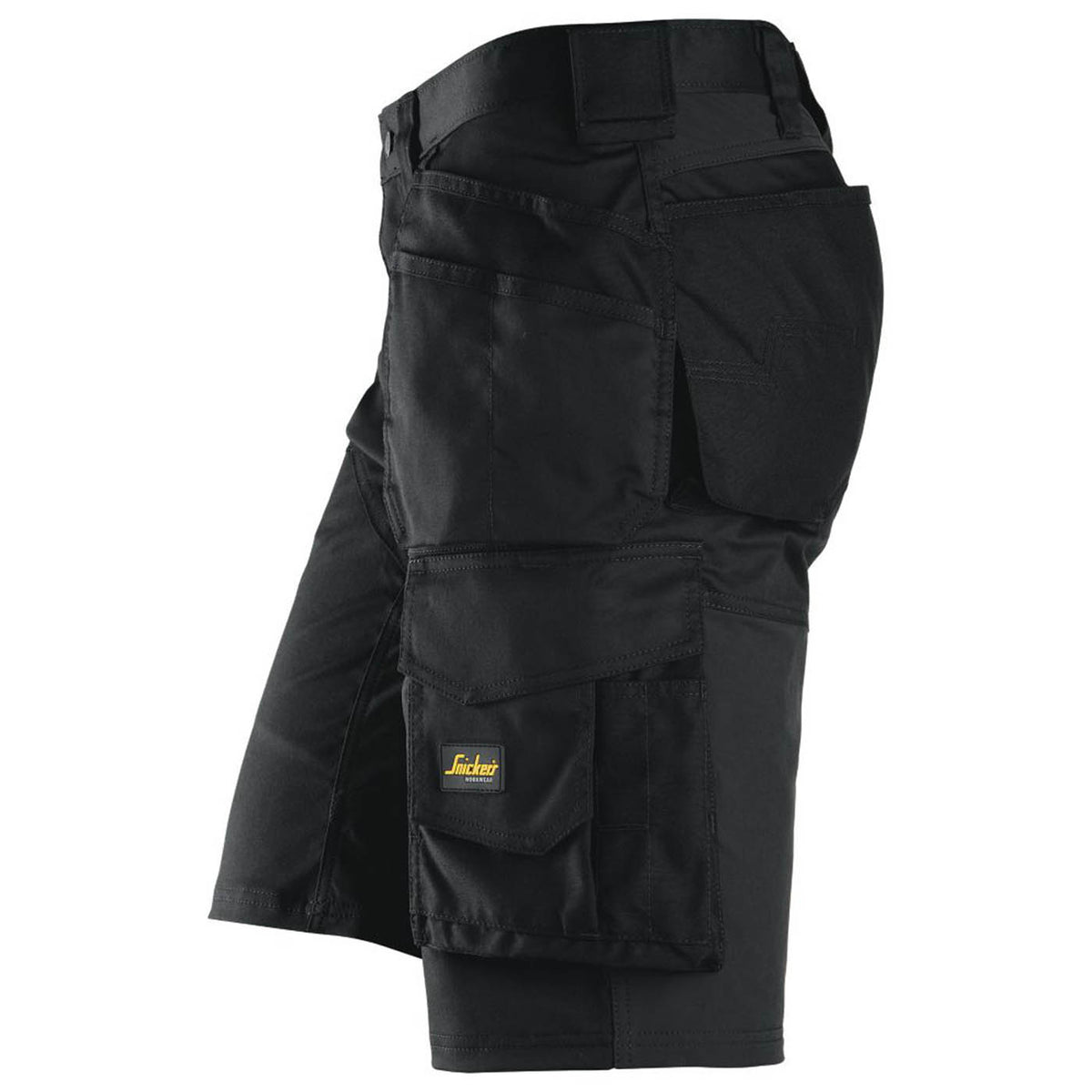 Snickers Work Shorts Mens Loose Fit Black Stretch Breathable Multi Pockets 31W - Image 4
