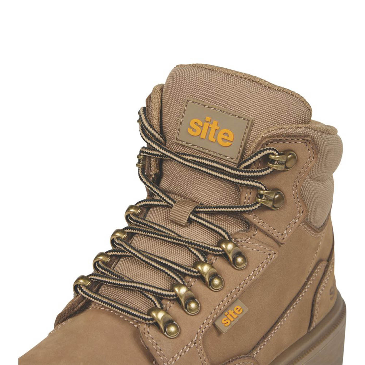 Site Safety Boots Womens Skarn Wide Fit Brown Work Shoes Steel Toe Size 8 - Image 5