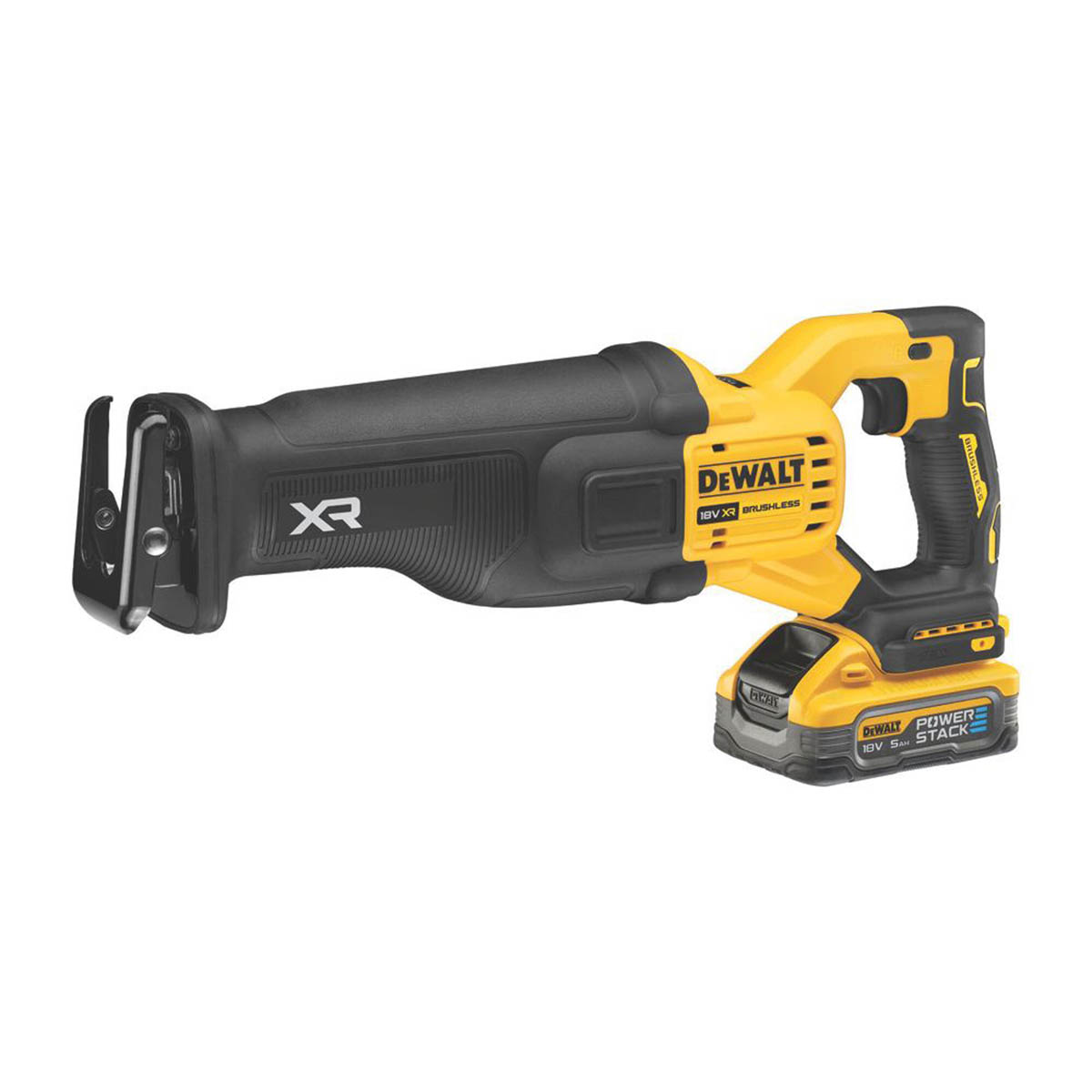 DeWalt Reciprocating Saw Cordless 18V 2x5Ah Li-Ion DCS386H2T-GB Brushless - Image 2