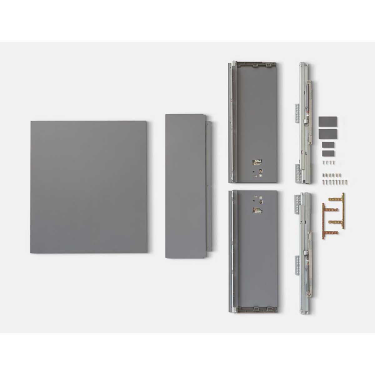 Kitchen Drawer Box Deep Matt Grey Soft Close Organiser Unit Storage 60cm - Image 2