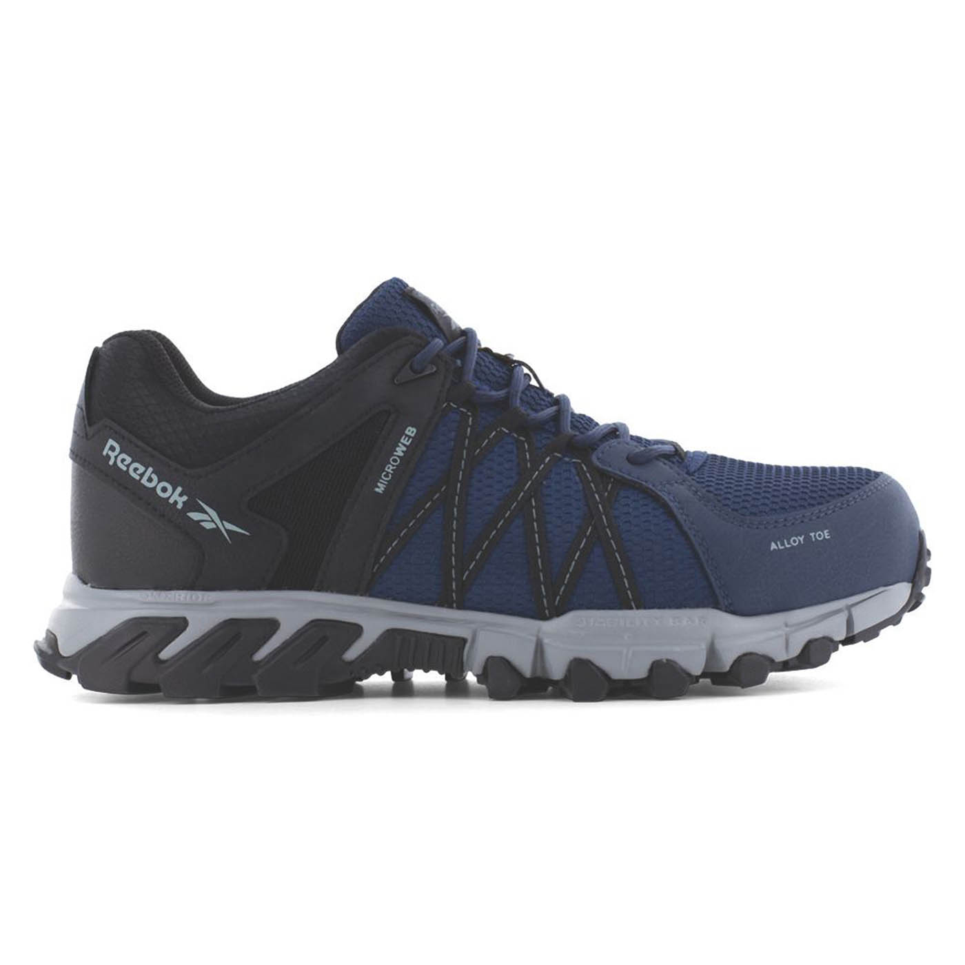 Reebok TrailGrip Size 7 Navy Water-Resistant Safety Trainers - Image 2