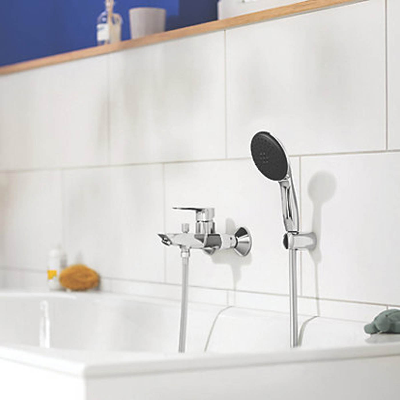 Grohe Shower Set Vitalio Start 110 Chrome 2 Spray Patterns Round Contemporary - Image 6