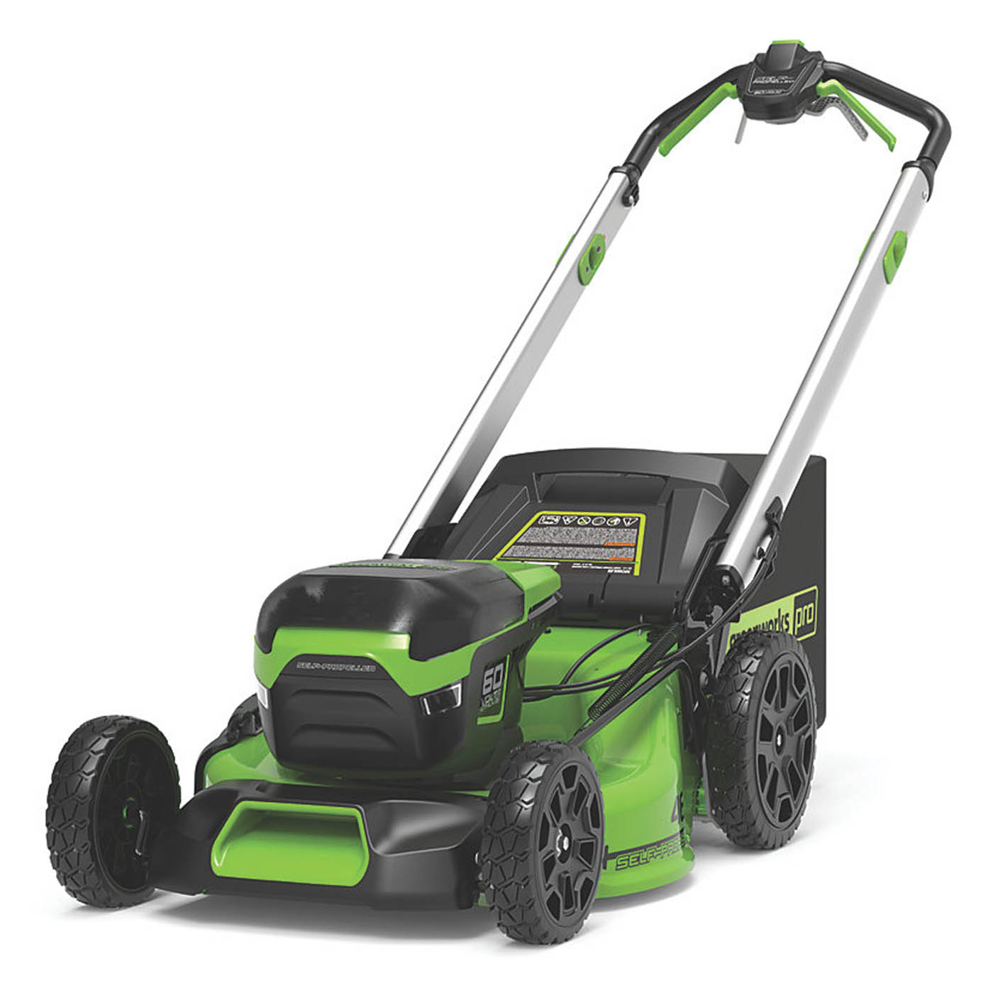 Greenworks Lawn Mower Cordless 60V Li-Ion GD60LM46SP 46cm Grass Cutter Body Only - Image 1