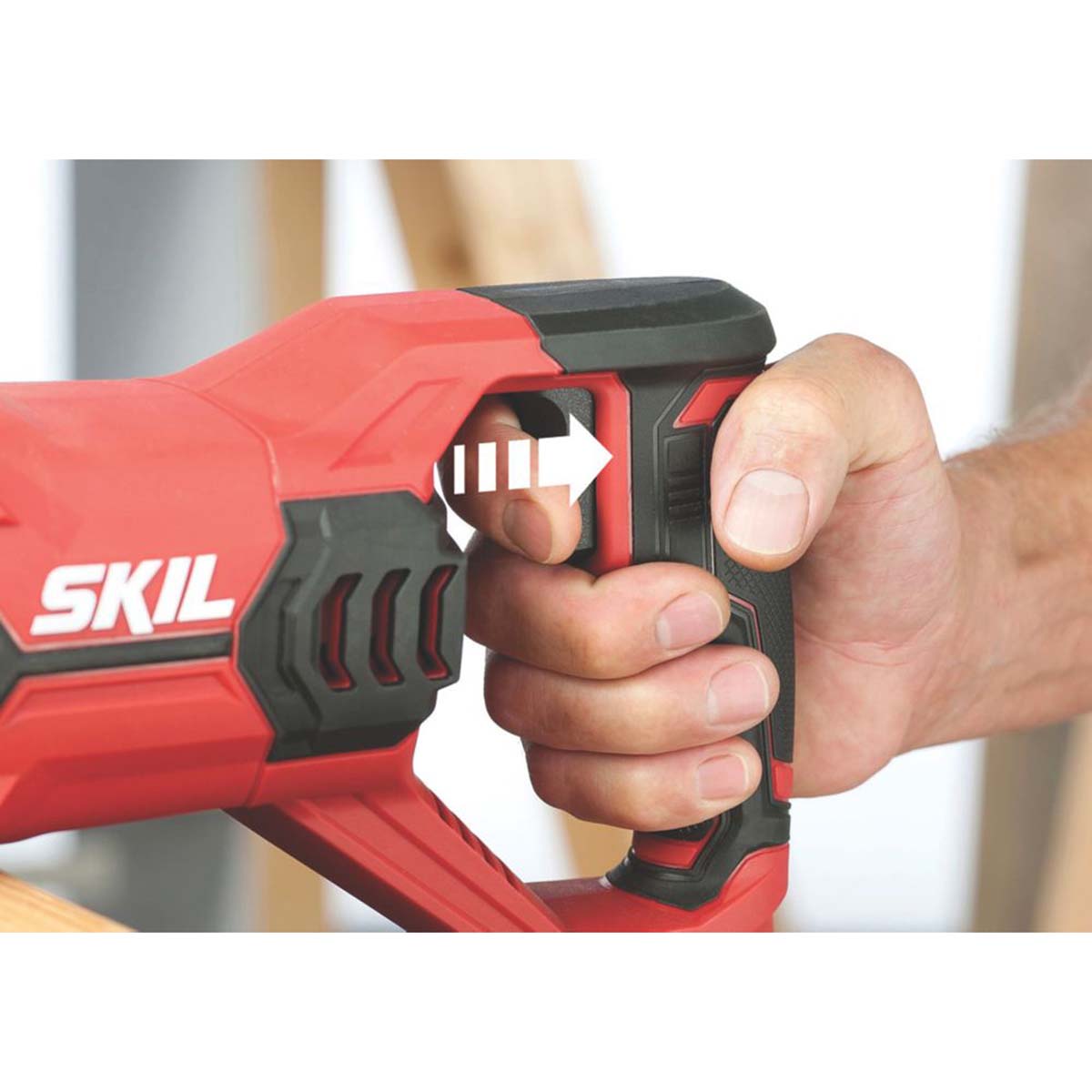 Skil Reciprocating Saw Electric SW1U4961DA Variable Speed Soft Grip Compact 900W - Image 4