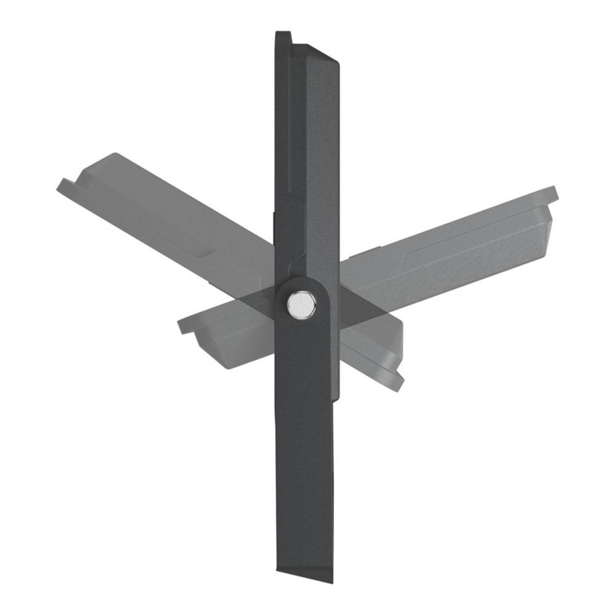 LAP LED Floodlight Outdoor Alernus Cool White Black Wall Mounted 100W 12,000lm - Image 6