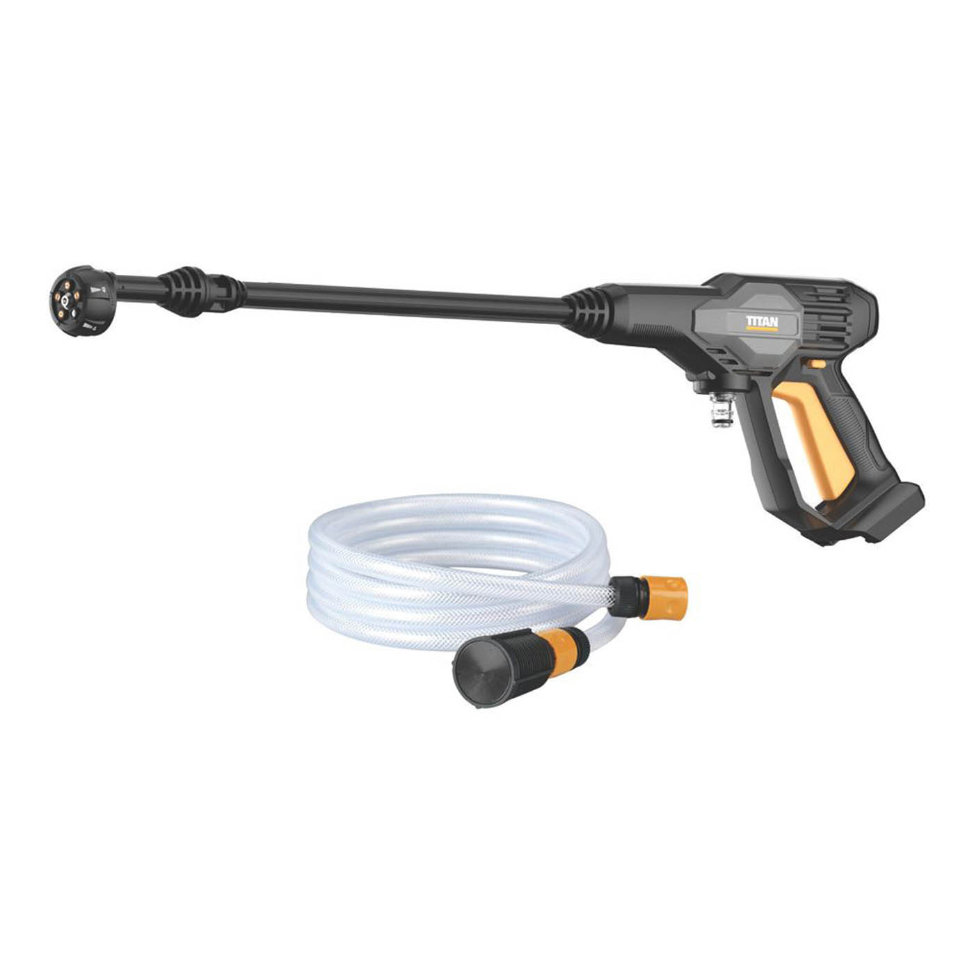 Titan Hand-Held Pressure Washer TTB1485PRW Cordless 22bar 18V Body Only - Image 1