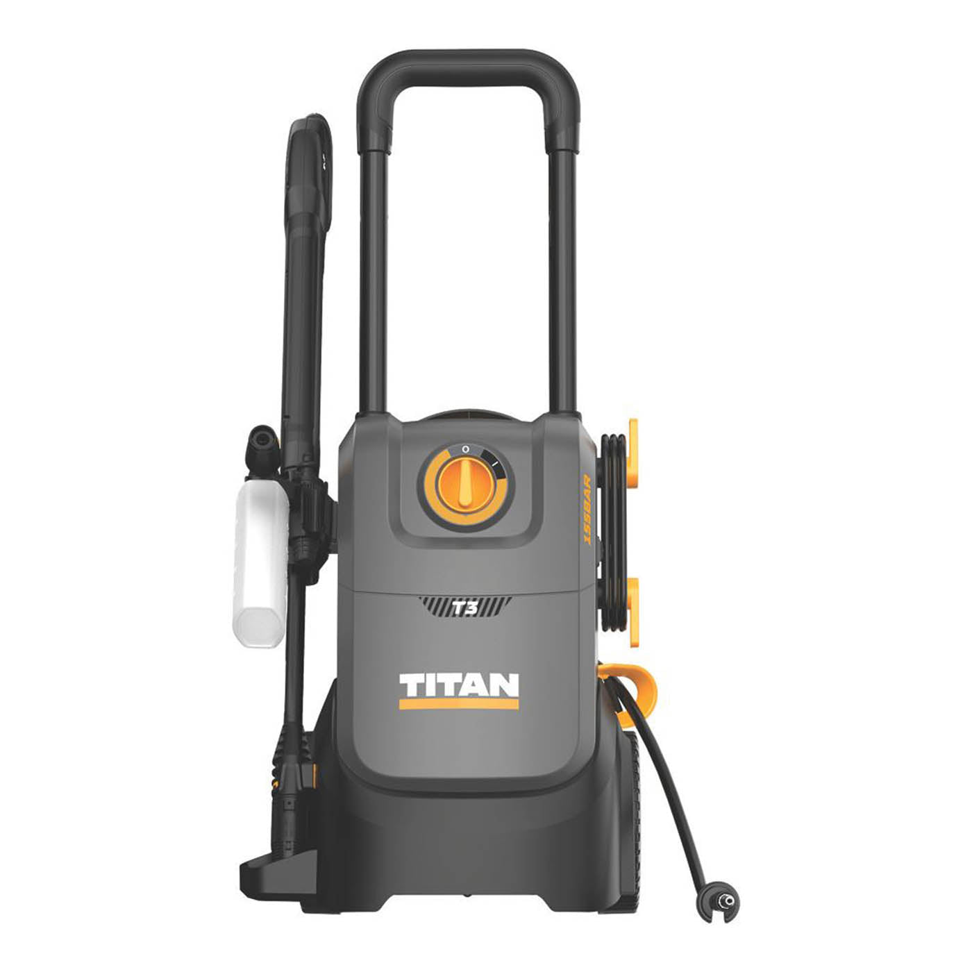 Titan Pressure Washer Electric TTB1288PRW 155bar Home Car Jet Cleaner 2200W - Image 2