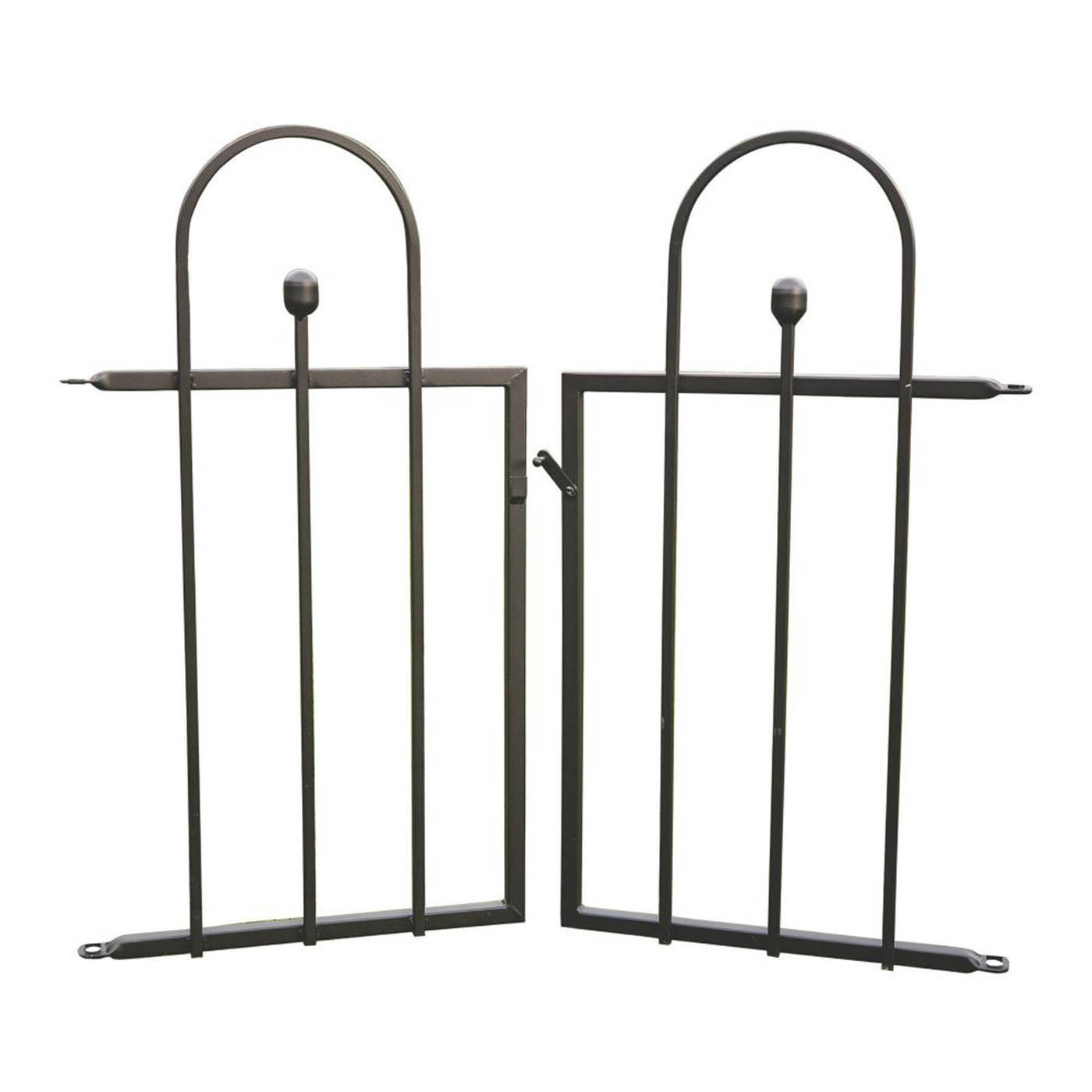 Apollo Appleton Easy Fit Fence Gates Matt-Black 94cm x 92cm - Image 1