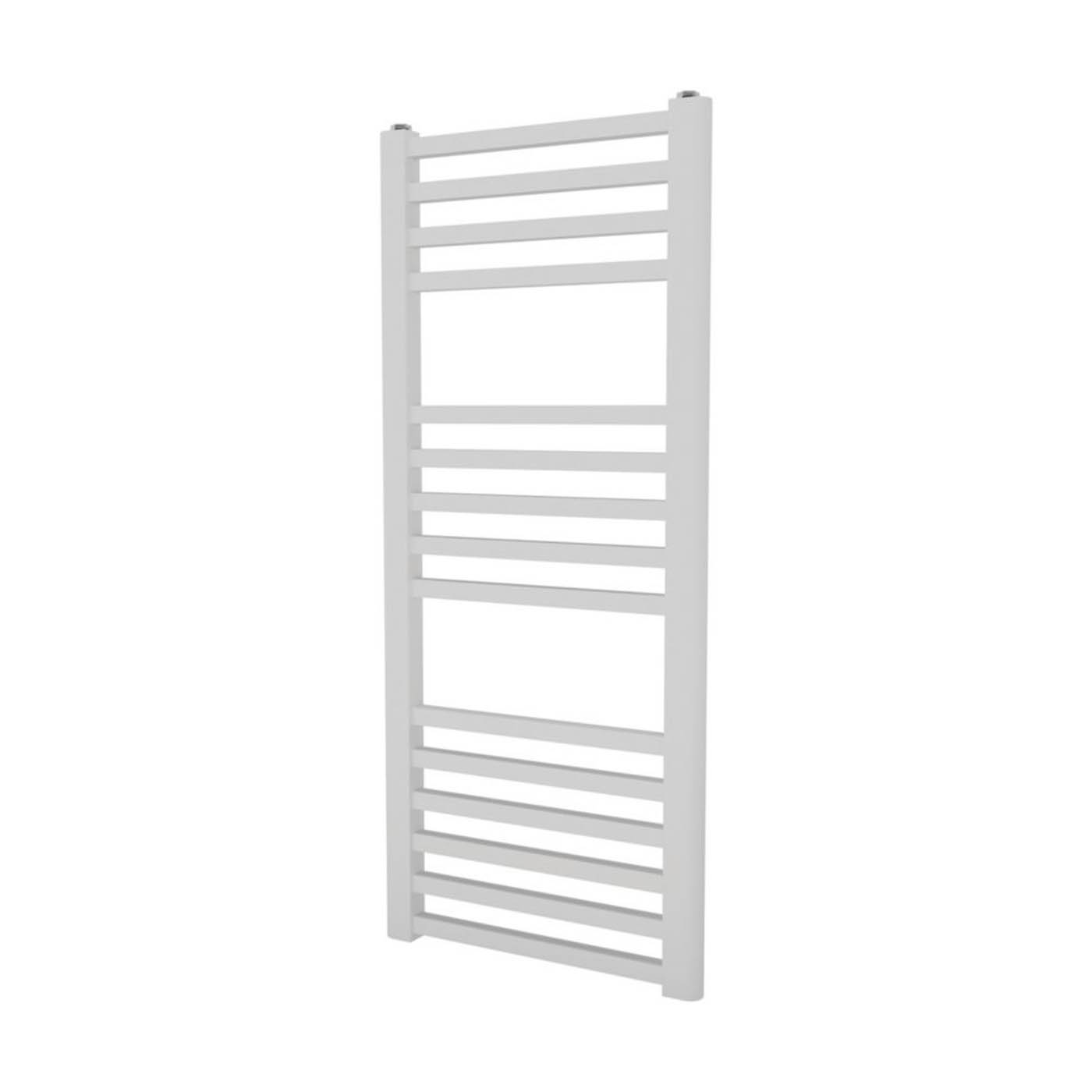 Ximax Designer Towel Radiator White Flat Bathroom Modern 922mm x 400mm 1014BTU - Image 1