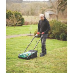 Electric Garden Raker and Scarifier 2-in-1 32cm Capacity 30L 11.5kg 1500W - Image 2