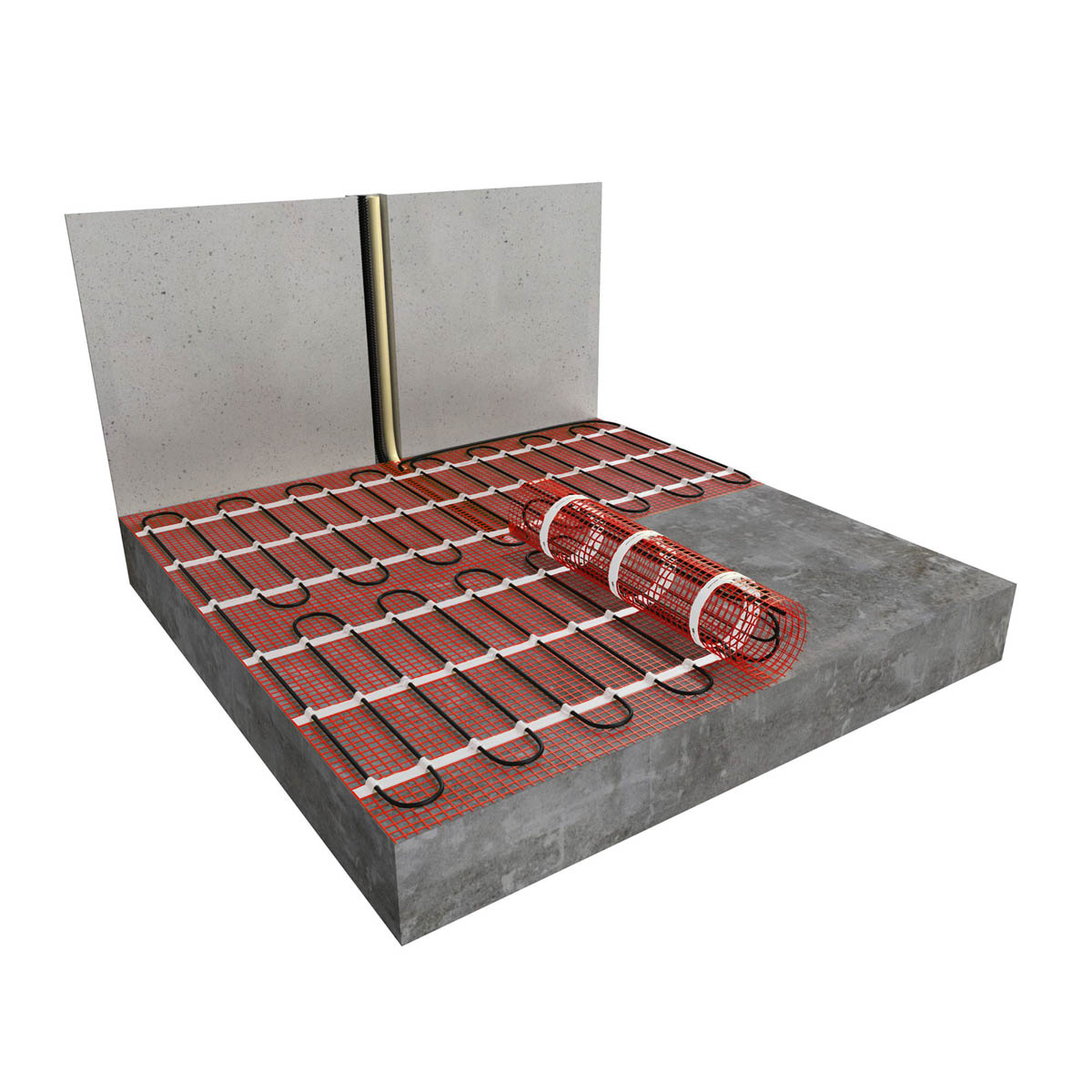 Klima Underfloor Heating Mat 2.5m² Thermostatic Electric Indoor 375W 5m - Image 2