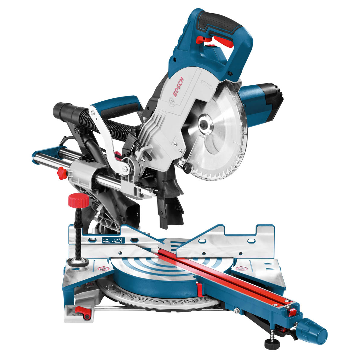 Bosch Sliding Mitre Saw Professional GCM 8 SJL 216mm Double Compound 1400W 230V - Image 1