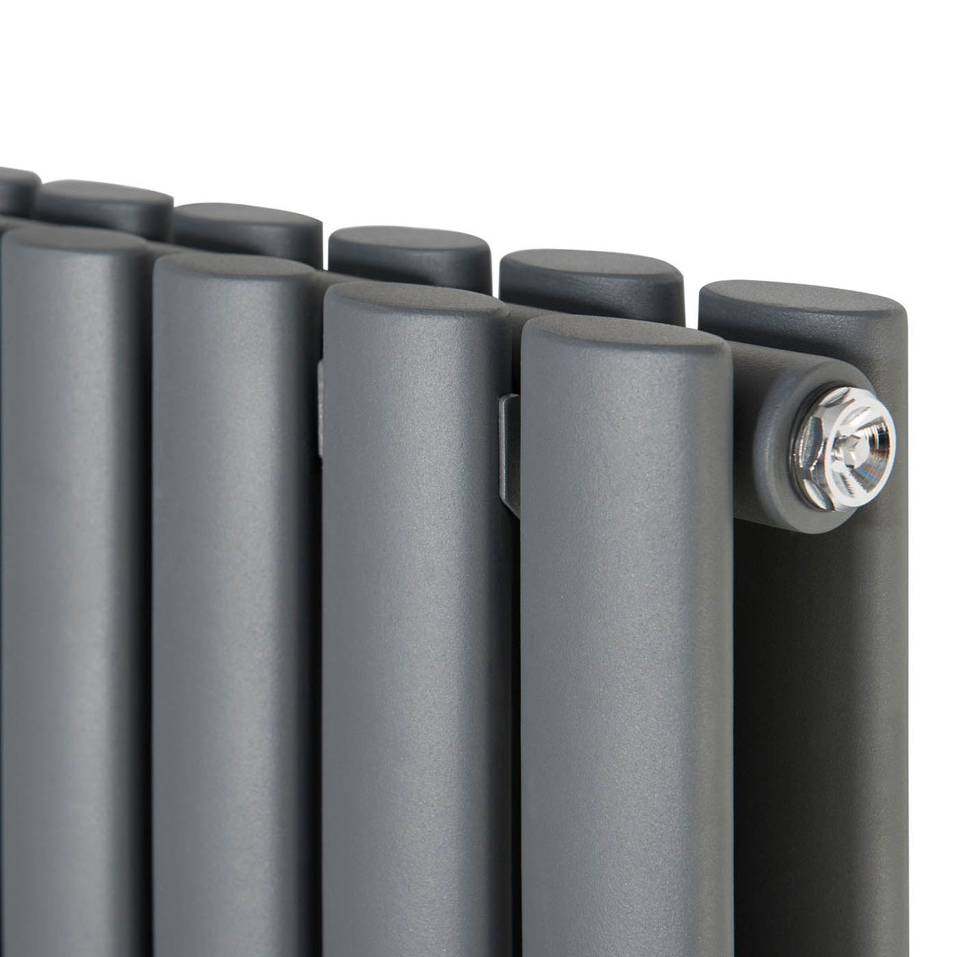 Designer Radiator Anthracite Vertical Steel Indoor Modern (H)180x(W)23.6cm - Image 5