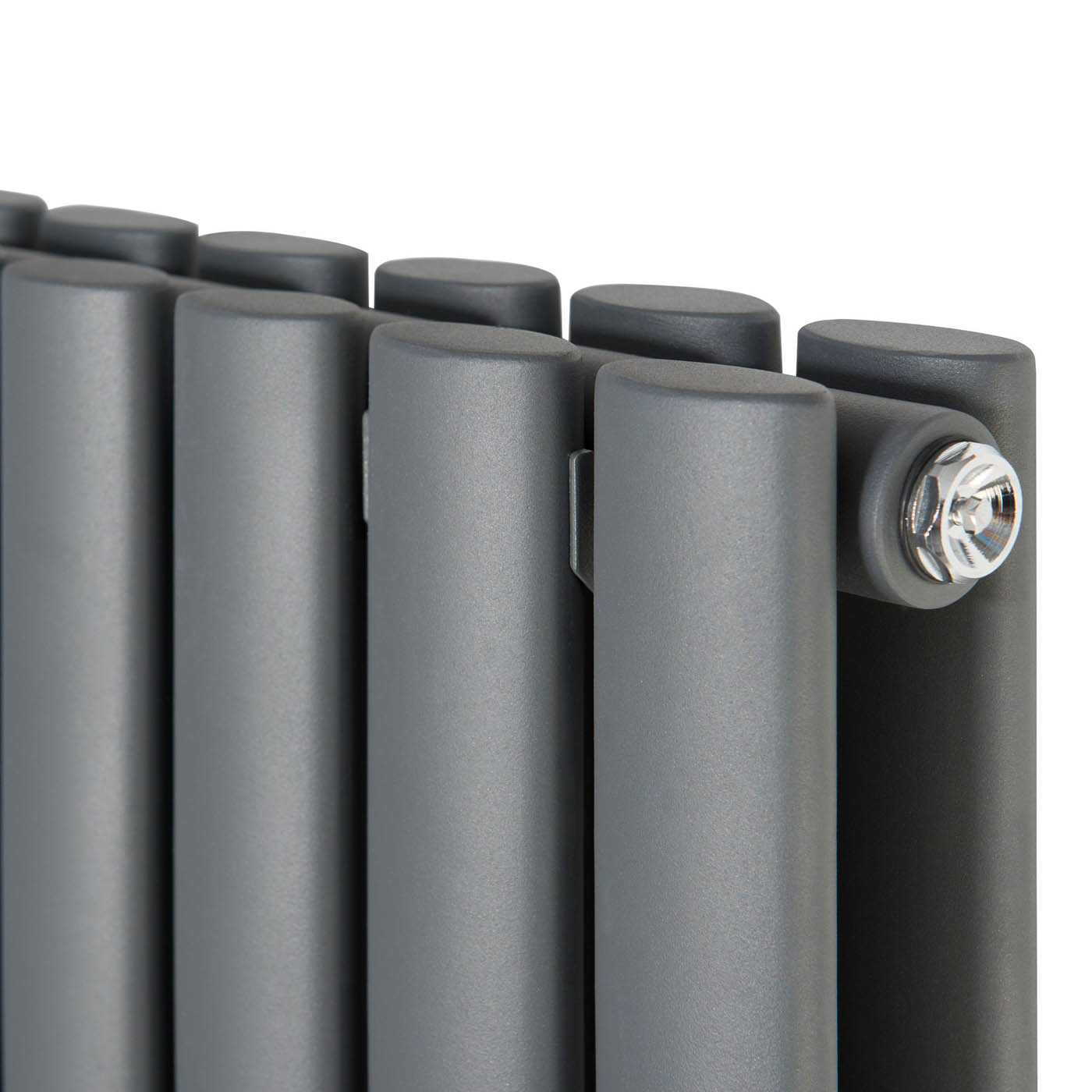 Designer Radiator Anthracite Vertical Steel Indoor Modern (H)180x(W)23.6cm - Image 5