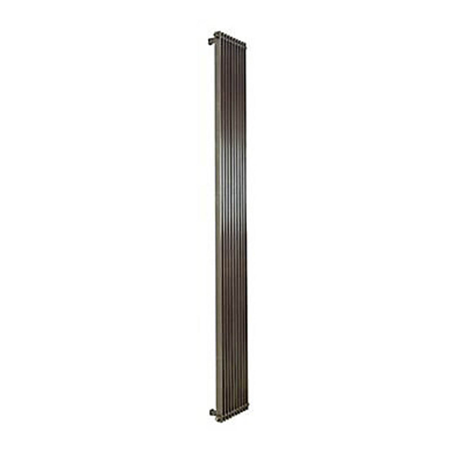 Lynix Vertical Radiator Stainless Steel Modern 5892BTU (W)380mm x (H)1500mm - Image 1