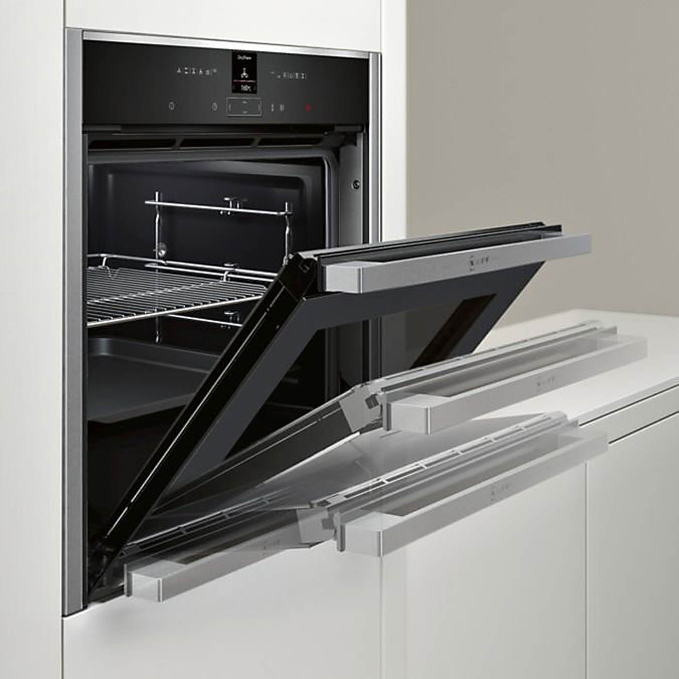 Neff Single Oven 71L Electric Built-in B57CR22N0B Pyrolytic Slide And Hide - Image 6