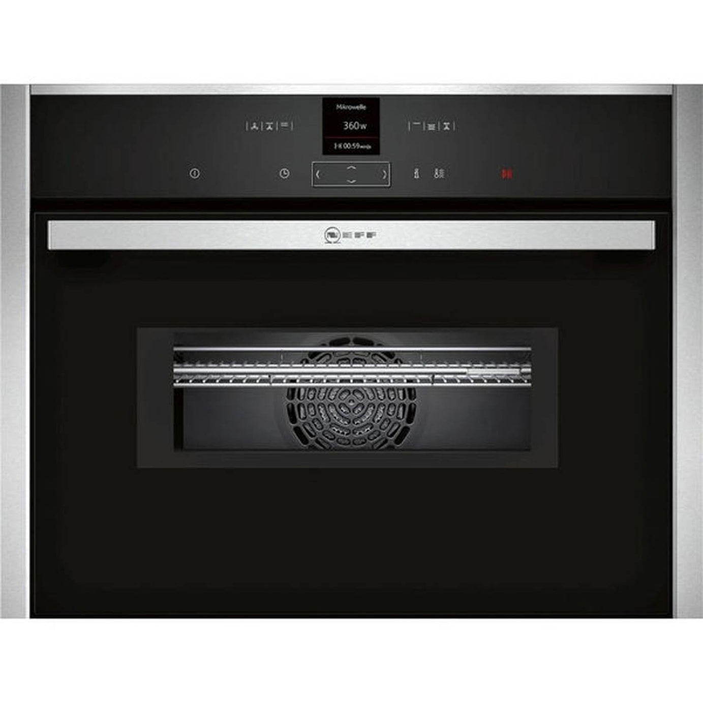 NEFF Built-in Oven with Microwave Compact C17MR02N0B Stainless Steel - Image 1