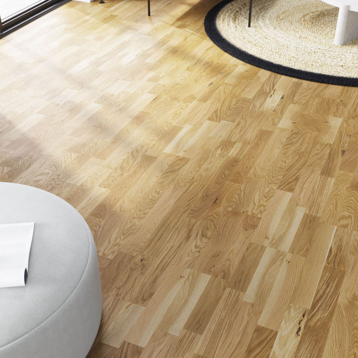 Elkins Oak Engineered Flooring Real Wood Top Layer Natural Finish 1.58m² - Image 5