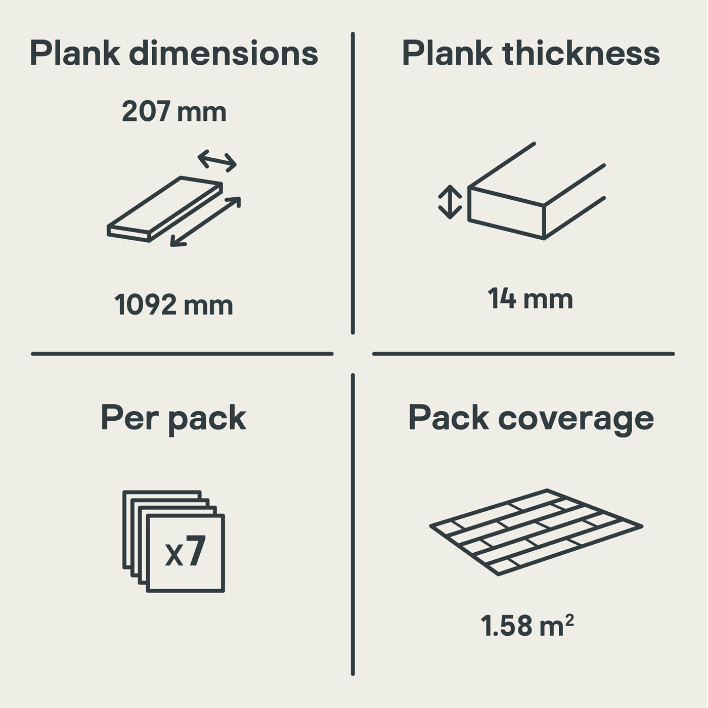 Elkins Oak Engineered Flooring Real Wood Top Layer Natural Finish 1.58m² - Image 9