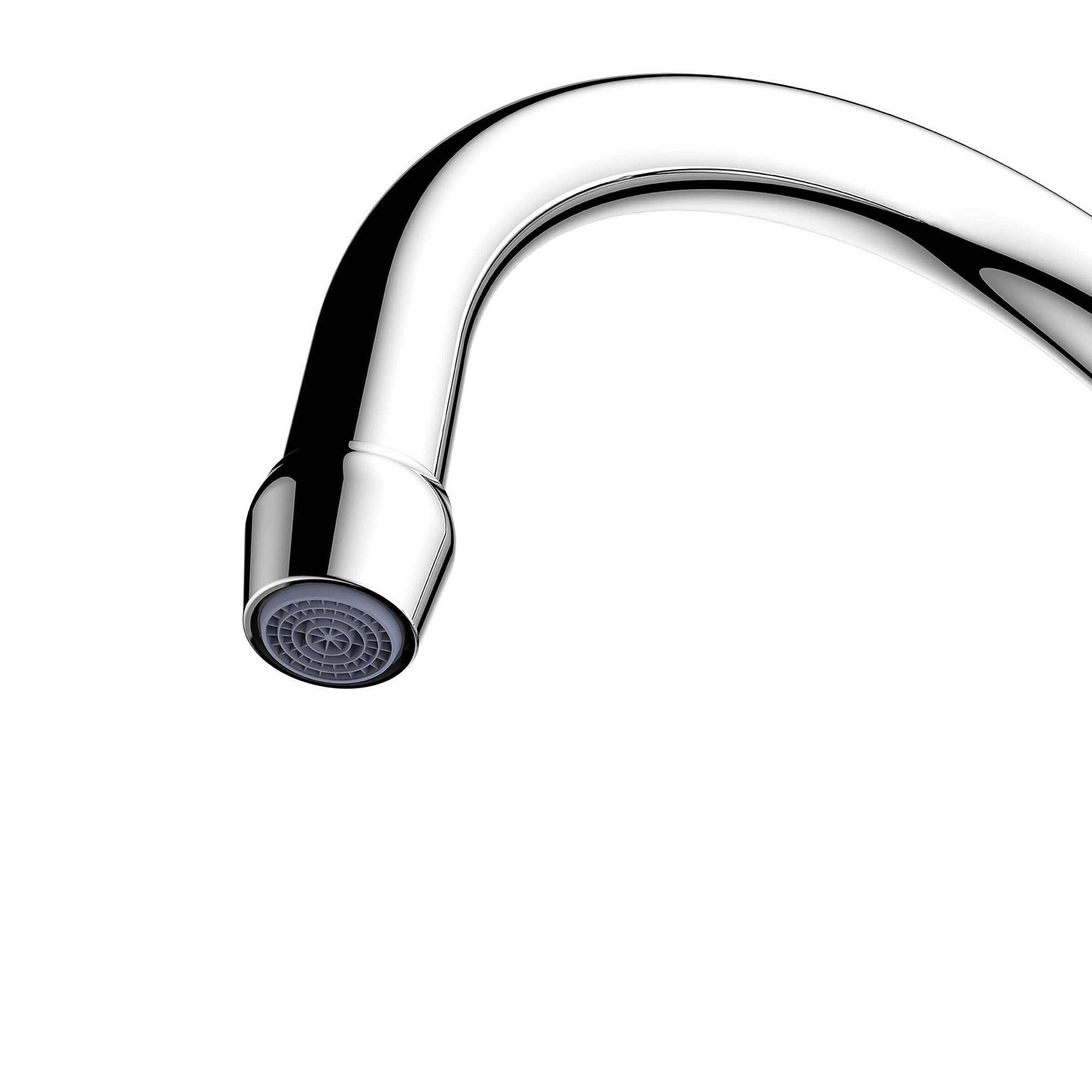 Kitchen Tap Mixer Chrome Dual Lever 1/4 Turn Swivel Spout Brass Modern Faucet - Image 3