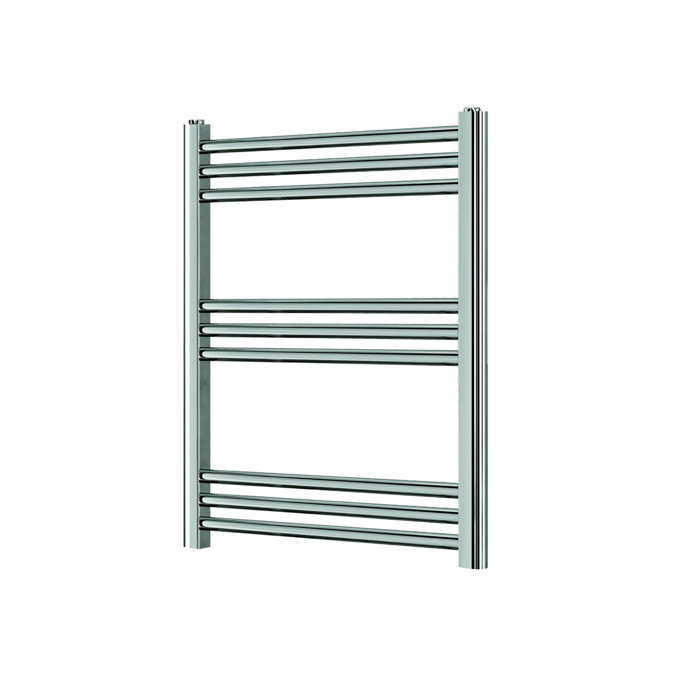 Blyss Towel Rail Radiator Chrome Flat Bathroom Warmer Ladder Modern 70x50cm - Image 1