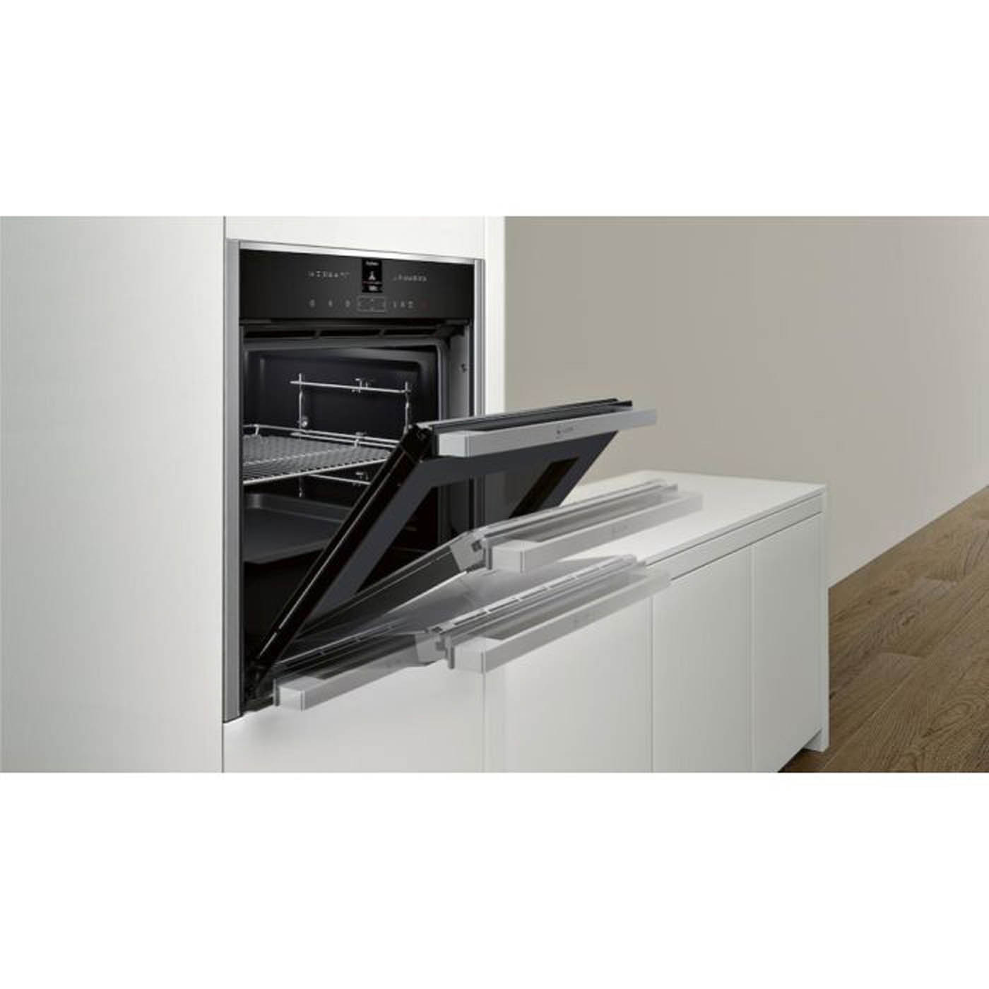 Neff Steam Oven 71L Electric Buil-in N70 B57VR22N0B Slide And Hide Pyrolytic - Image 6
