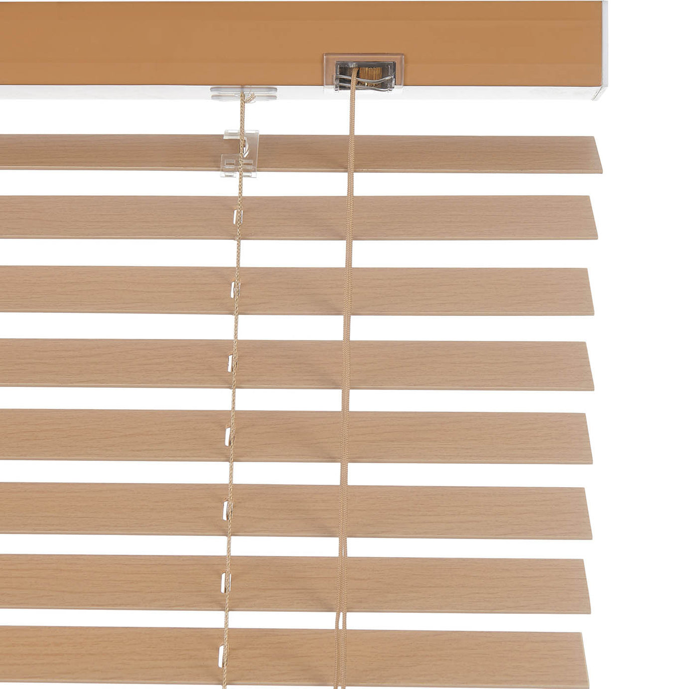 Venetian Window Blind Wooden Natural Oak Effect Living Room Office 120x180cm - Image 8