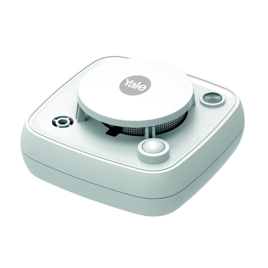 Smoke Alarm Detector Smart PIR Heat Sensor Plastic White Wireless - Image 1