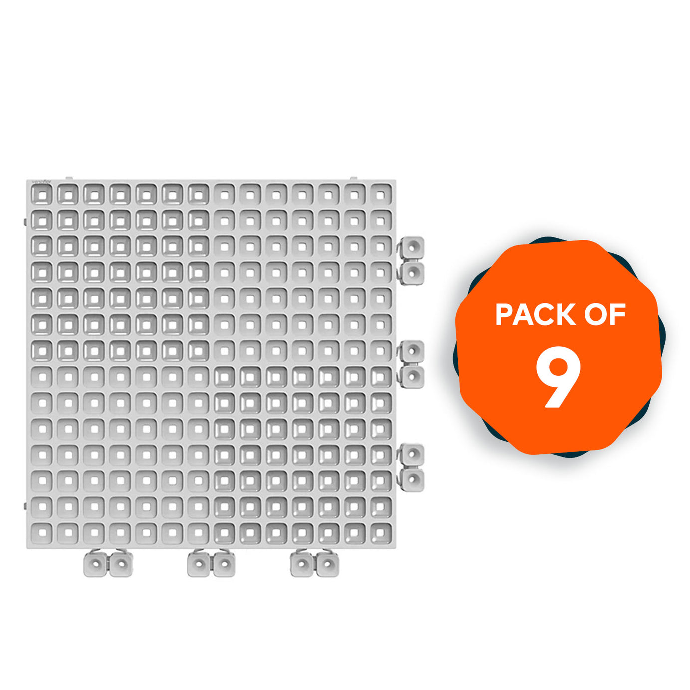 Interlocking Floor Tiles Garage Mosaics Gym Pool Outdoor Heavy Duty Anti Slip - Image 1