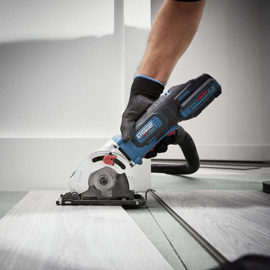 Erbauer Circular Saw 85mm Cordless EMCS12 Brushless 12V EXT Li-Ion - Body Only - Image 2
