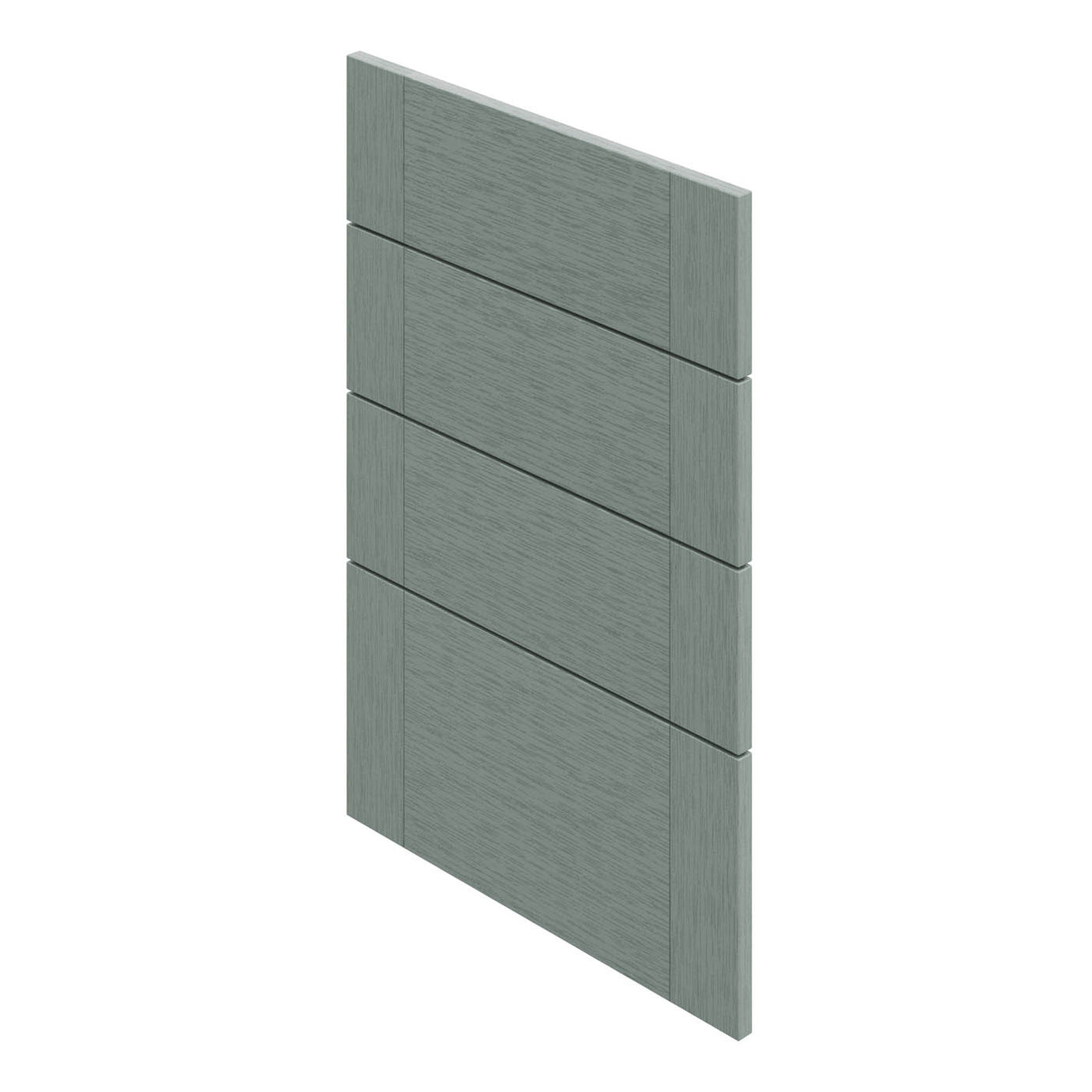 4 Drawer Front Painted Matt Reed Green Wood Effect 4 Pack (H)715mm (W)497mm - Image 3