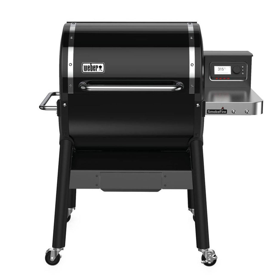 Smart Weber SmokeFire EX4 GBS Wood Fired Barbecue Grill Wheeled With Night Light - Image 2