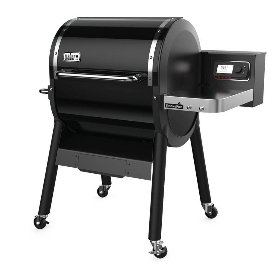 Smart Weber SmokeFire EX4 GBS Wood Fired Barbecue Grill Wheeled With Night Light - Image 4