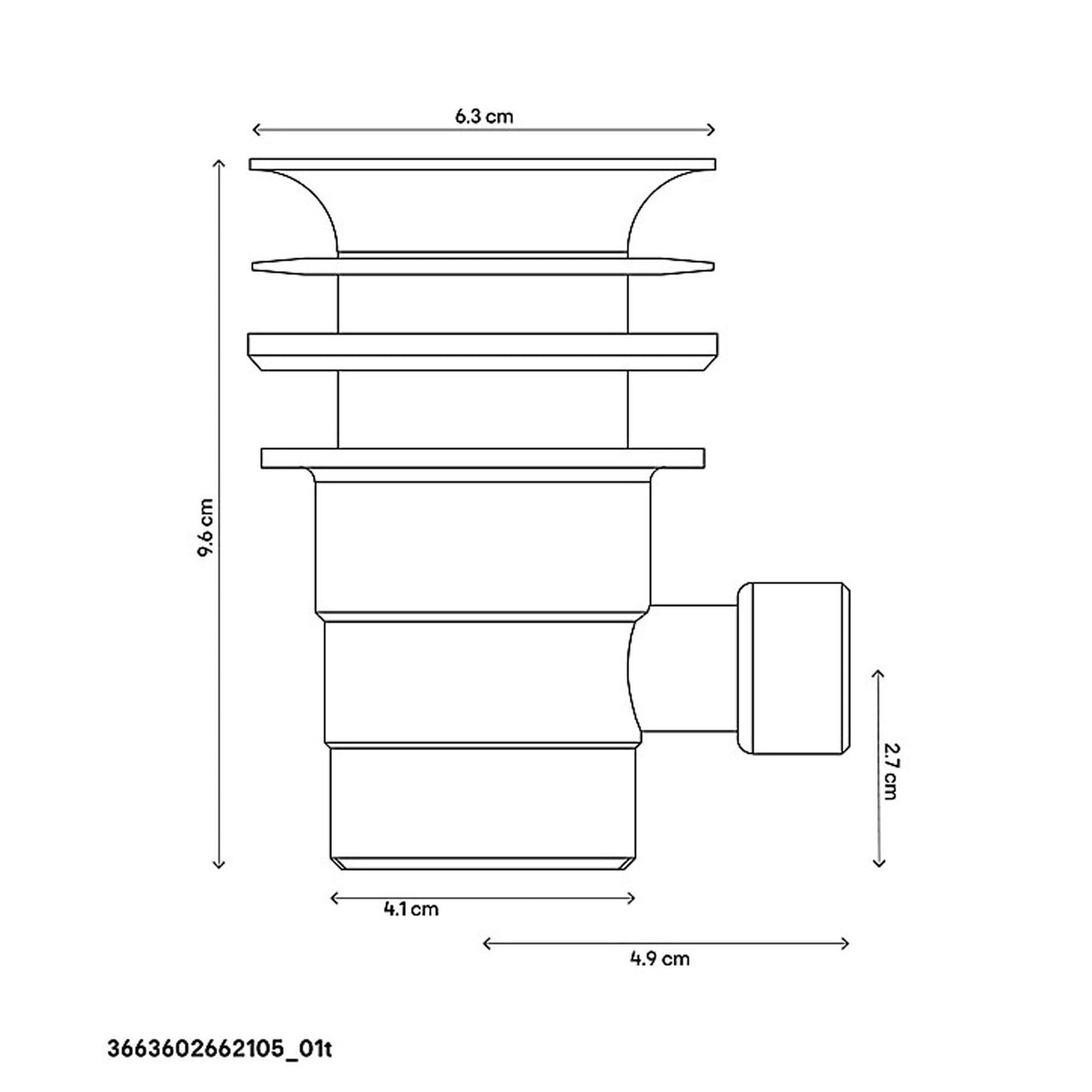 Bathroom Basin Tap Mono Mixer Chrome Dual Lever ¼ Turn Contemporary Faucet - Image 2