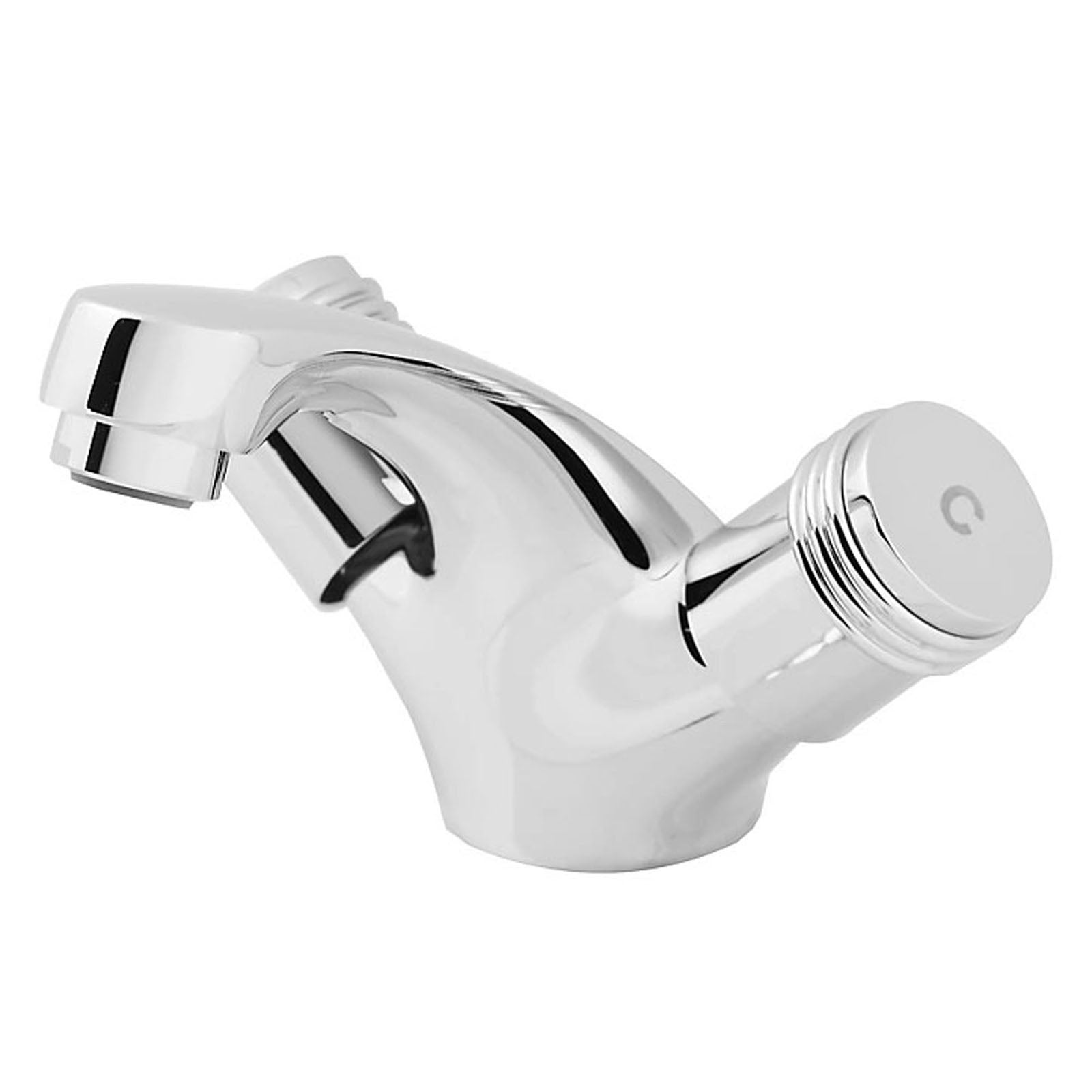 Bathroom Basin Tap Mono Mixer Chrome Dual Lever ¼ Turn Contemporary Faucet - Image 3
