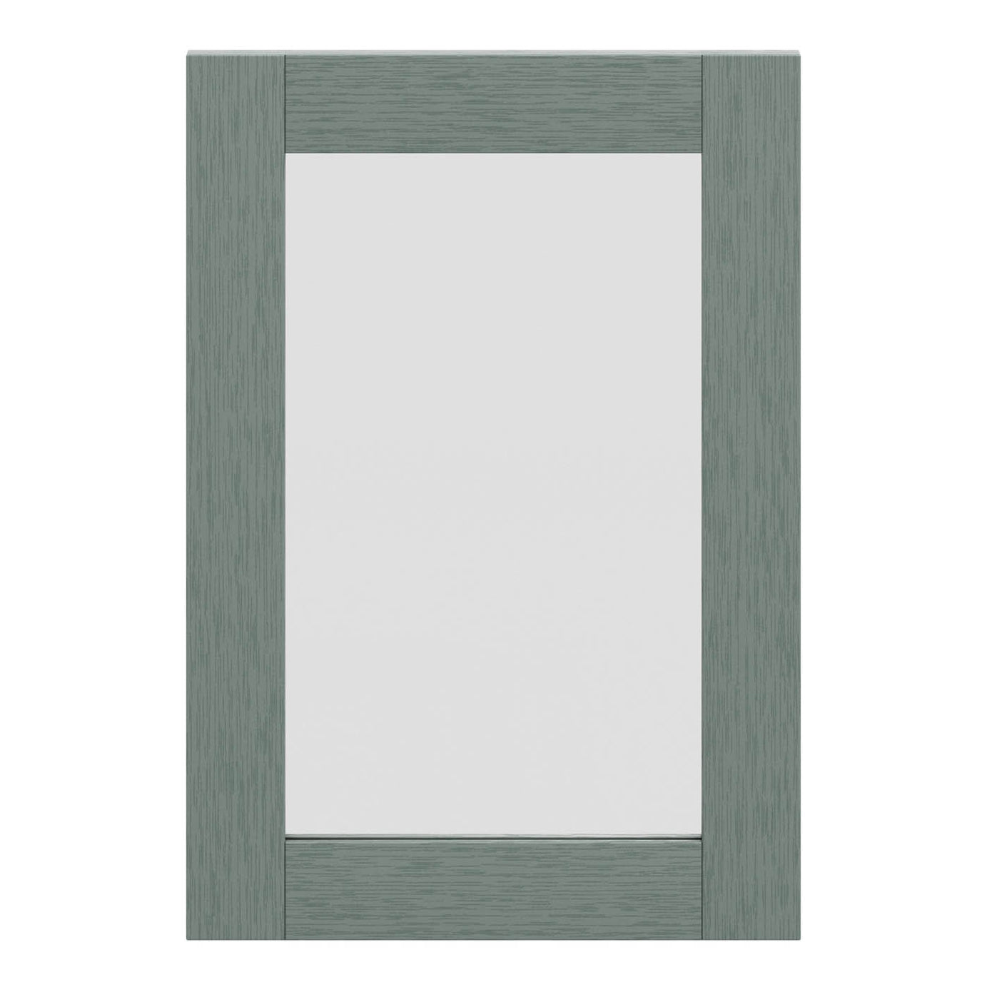Kitchen Cabinet Door Alpinia Reed Green Wood Effect Shaker Glazed W50xH71.5cm - Image 1