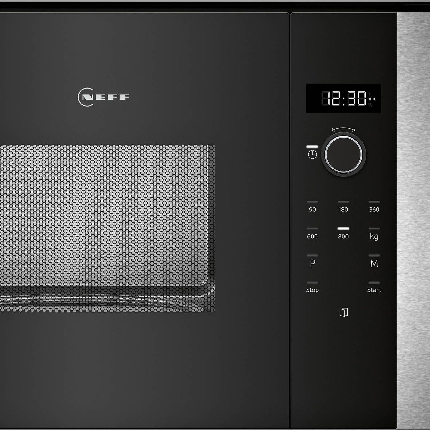 NEFF Microwave Built-In N50 HLAWD23N0B LED-Display Touch Control 20L Black 800W - Image 4