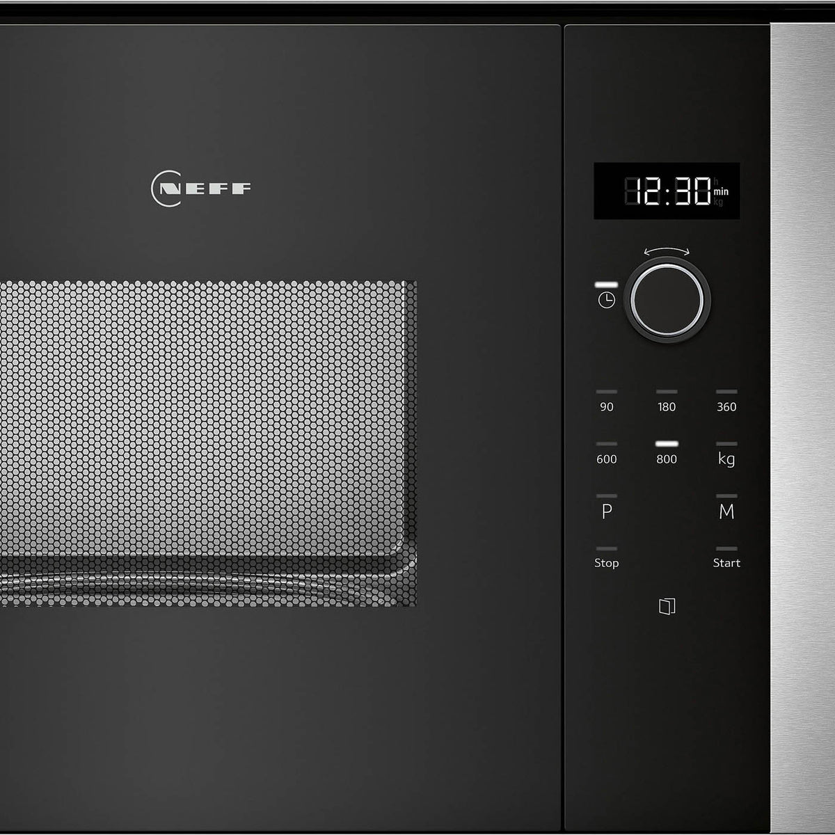 NEFF Microwave Built-In N50 HLAWD23N0B LED-Display Touch Control 20L Black 800W - Image 4