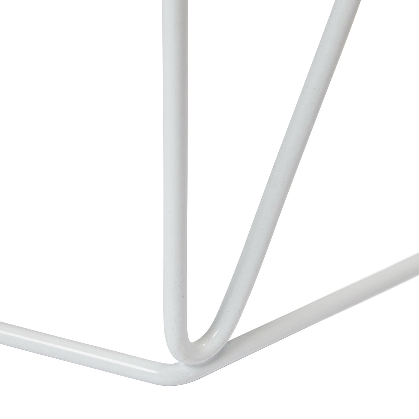 Side Table White Marble Effect Living Room Bedside Sofa Modern Set Of 2 - Image 4