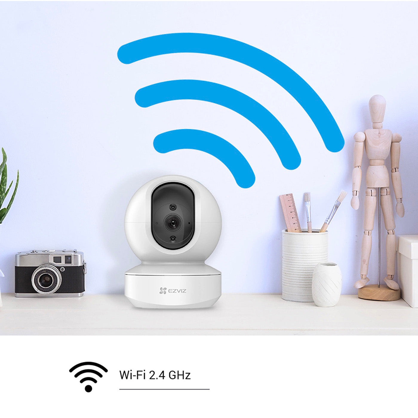 EZVIZ Smart Home Camera CS-TY1-C0-8B4WF White 5V Indoor Wired IP Pan And Tilt - Image 7