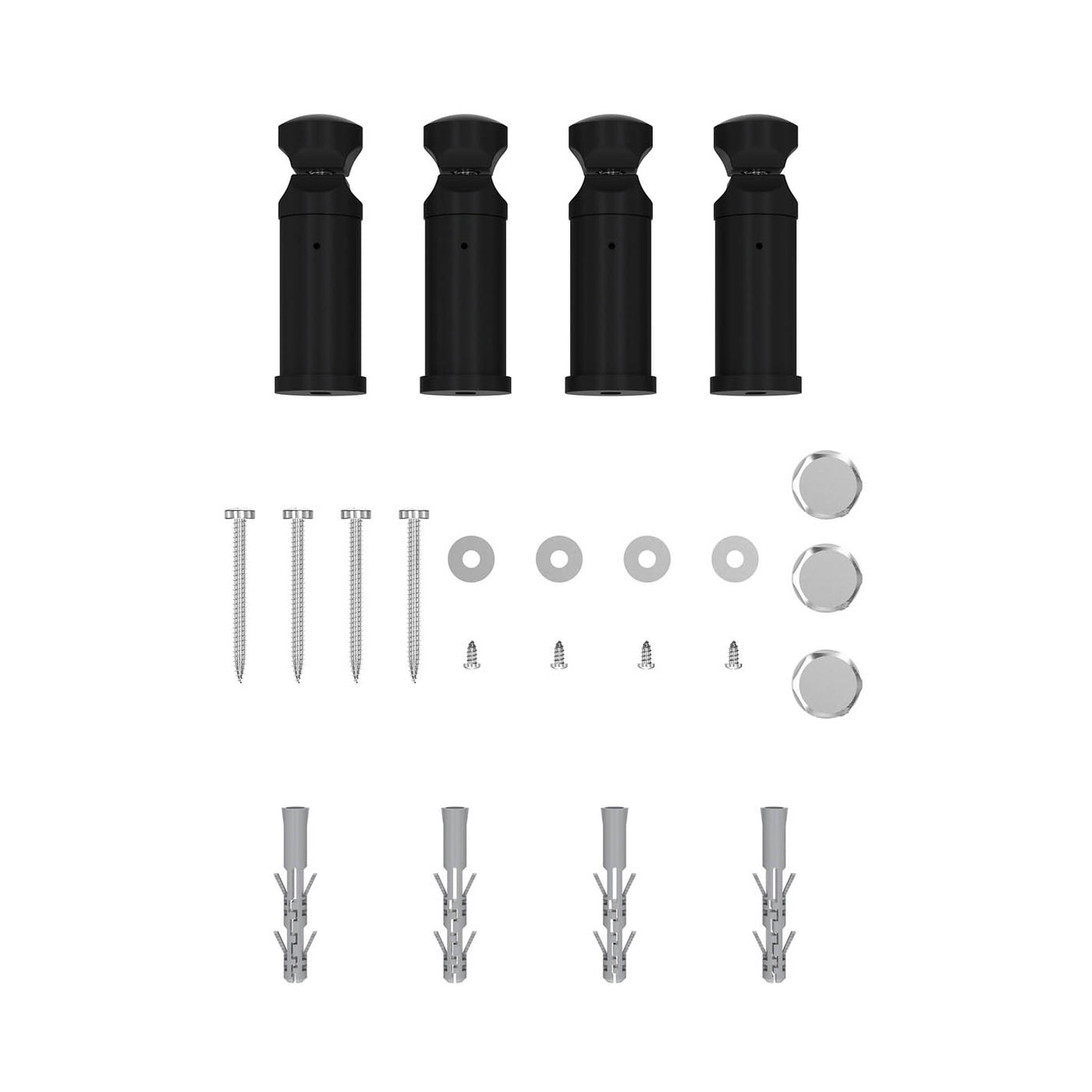Flomasta Electric Towel Rail Radiator Black Flat Bathroom Warmer Ladder 100x50cm - Image 6